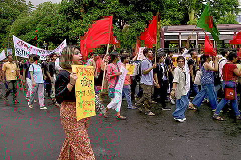 Student unions, human rights orgs protest in Kolkata
